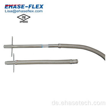 FM Metall-Edelstahl-Feuerlöschsprinkler Flexibler Schlauch